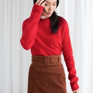 & Other Stories Red Sweater